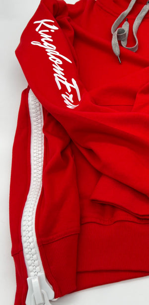 Red / White Custom Hoodie