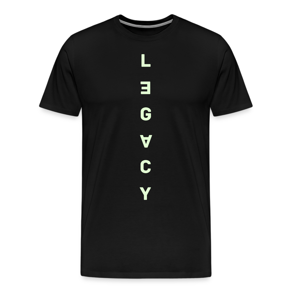 LEGACY - GLOW IN THE DARK - long tee - black